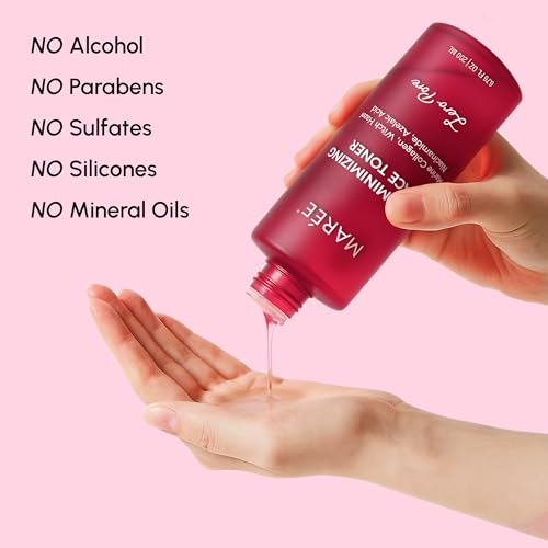 MAREE Bottle with bright finish hints at hydrating glow after daytime use.