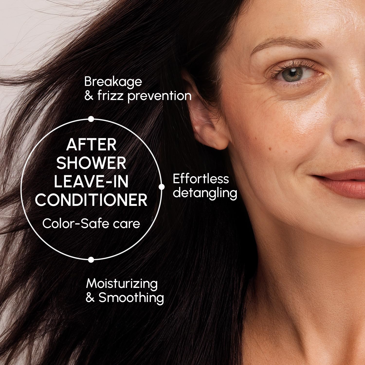 MAREE Leave-In Conditioner with argan oil for dry hair nourishment and shine.