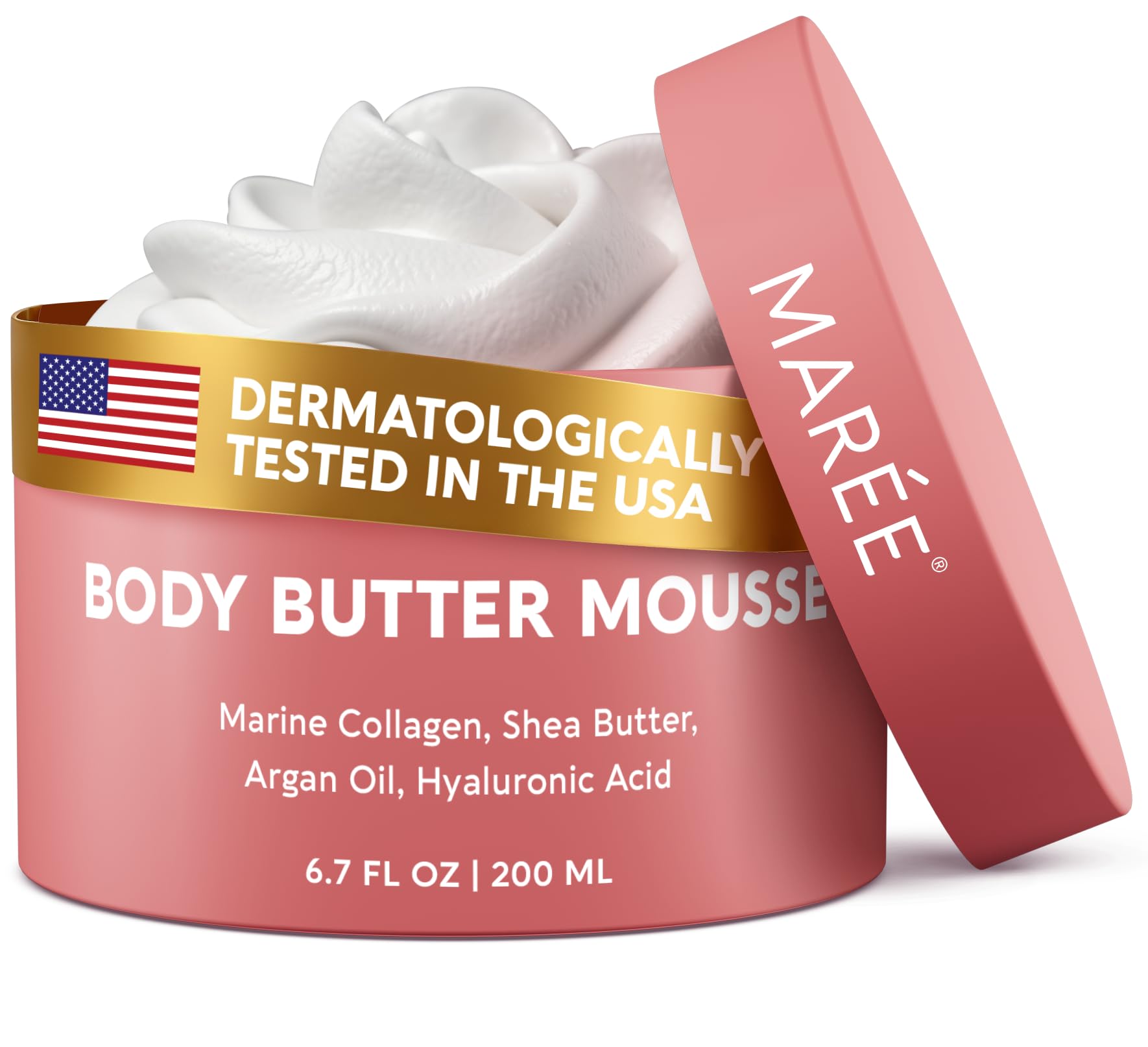 MAREE Body Butter vanilla-scent glow after application for a smooth finish