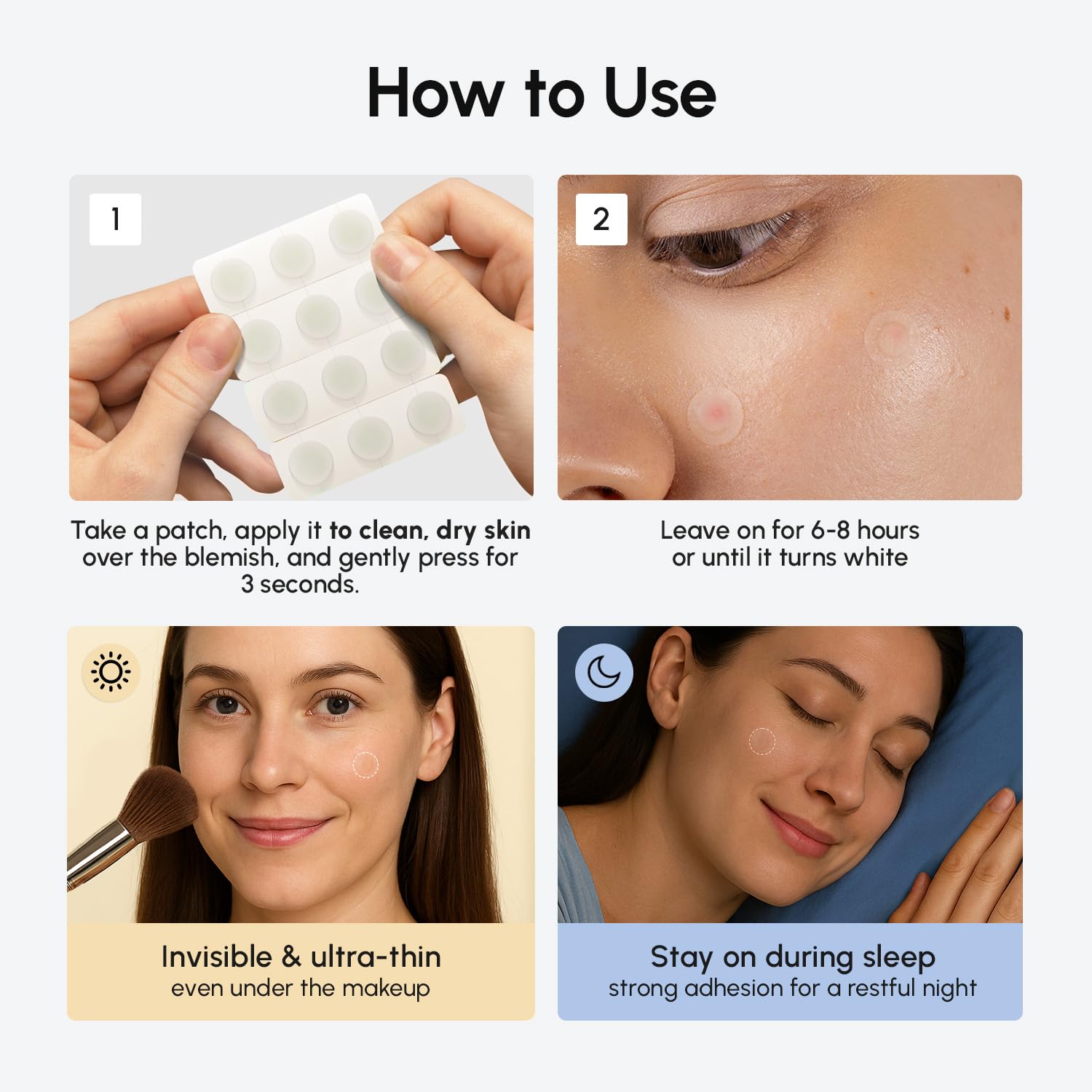 MAREE Centella-Infused Patch soothes and calms sensitive areas.
