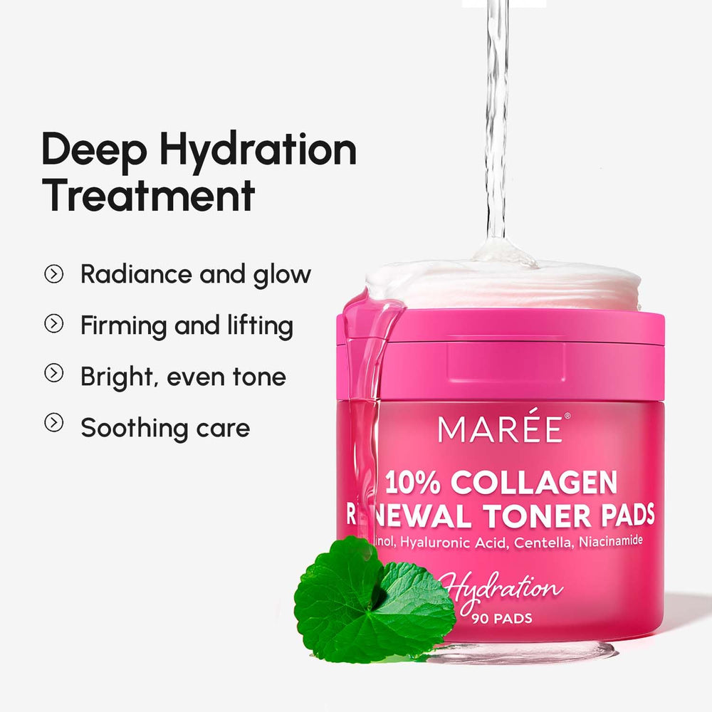 MAREE Centella soothing ingredient highlight in the pad, easing irritation.