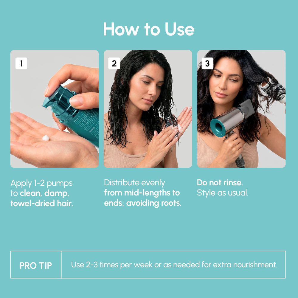 MAREE lightweight leave-in conditioner suits curly and fine hair types.