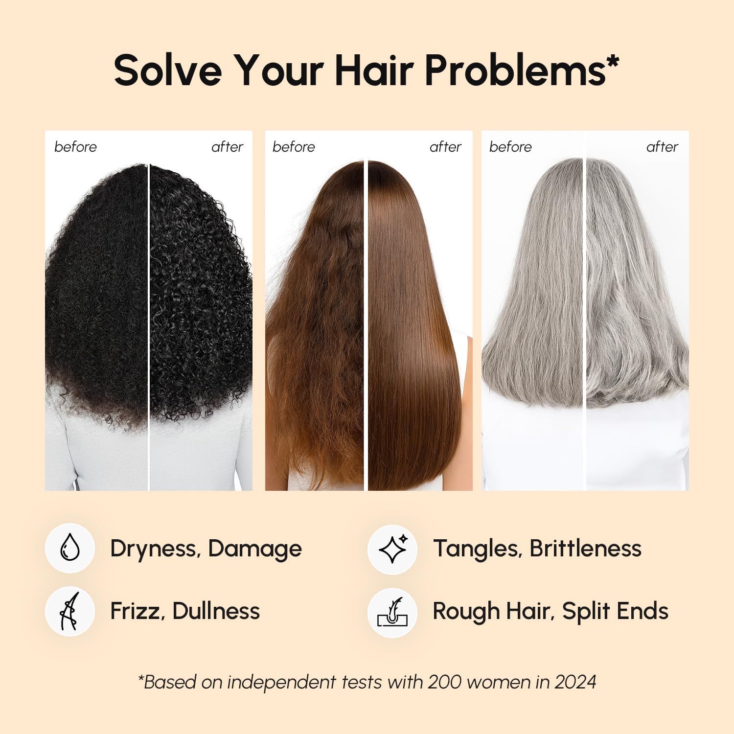 MAREE mask with jojoba oil imagery suggests smoothing hydration for frizz-prone hair