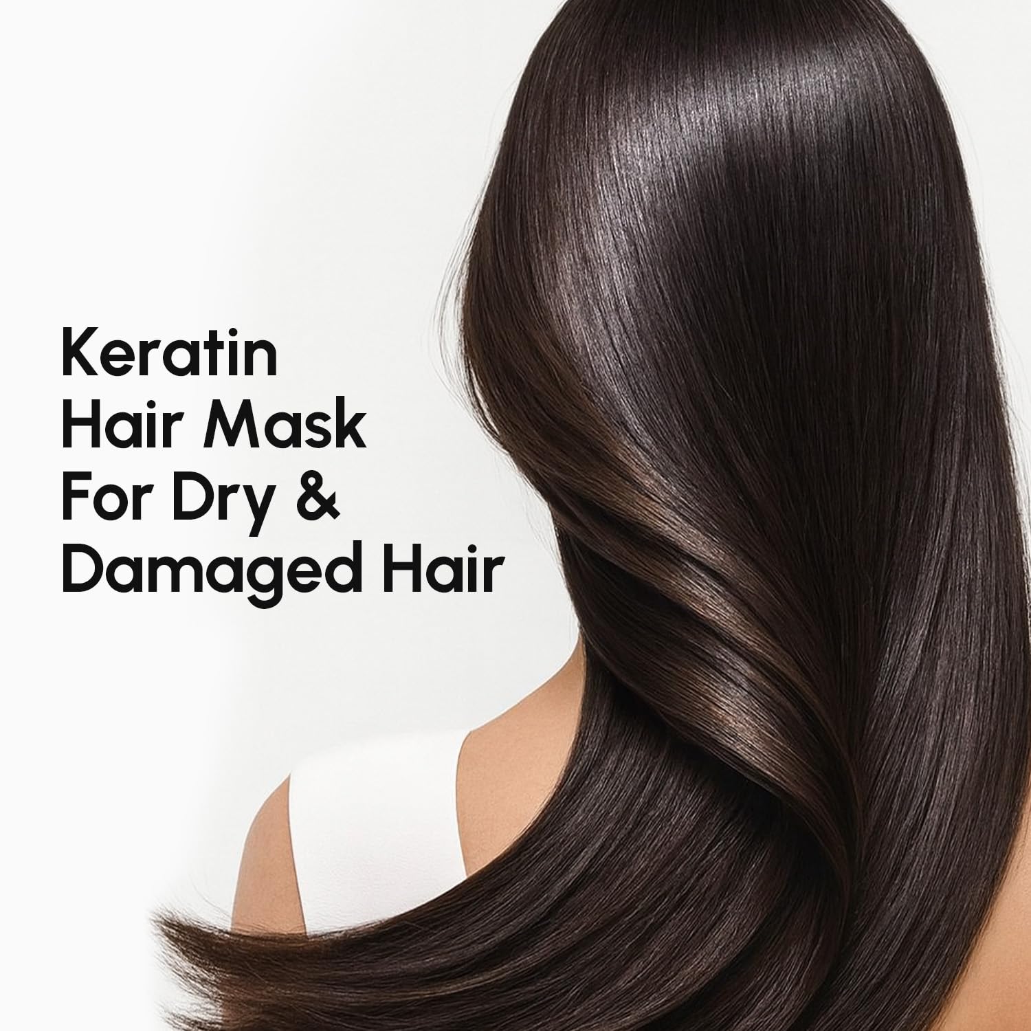 MAREE mask texture during application appears rich and creamy for detangling.