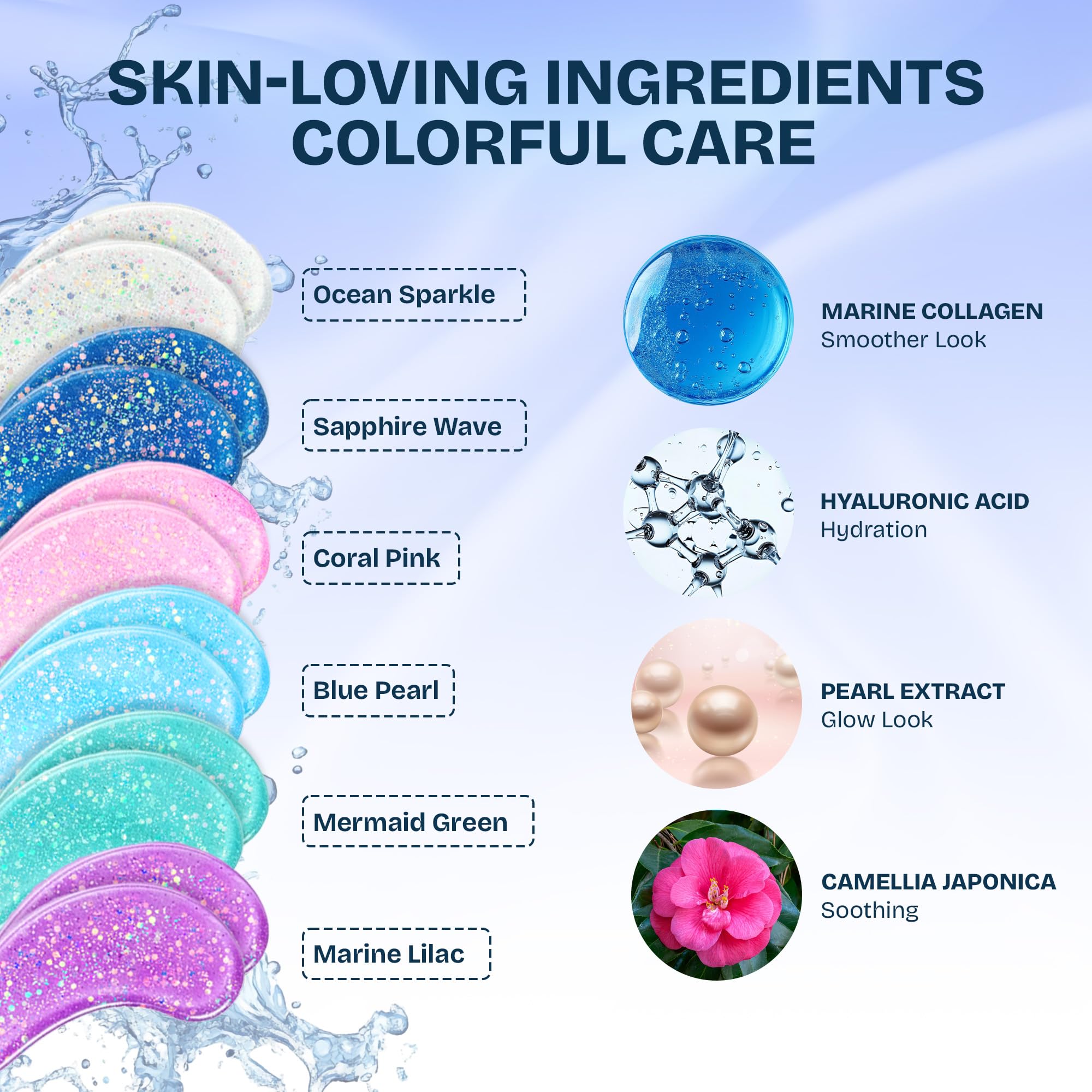MAREE eye masks are gentle on the delicate under-eye area for all skin types.