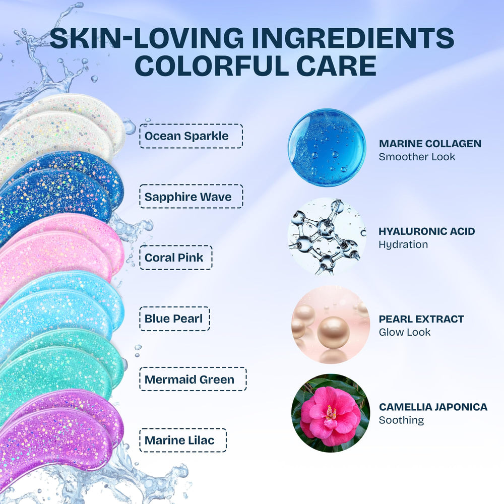 MAREE eye masks are gentle on the delicate under-eye area for all skin types.