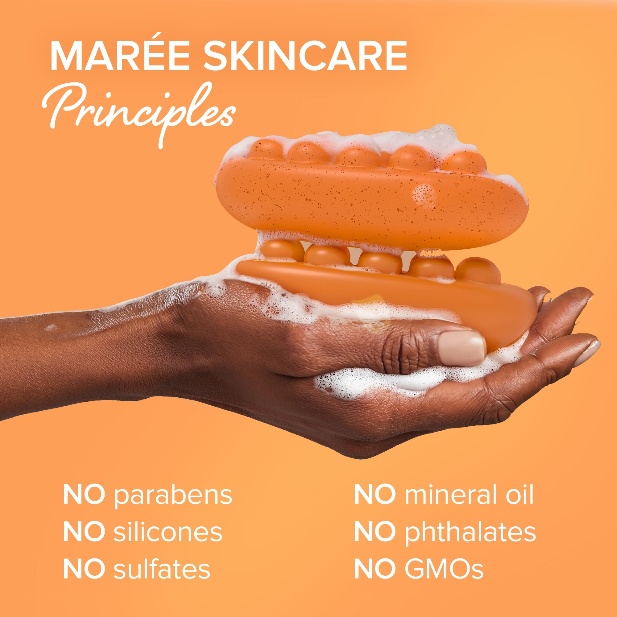 MAREE face-and-body usage soap bar in routine