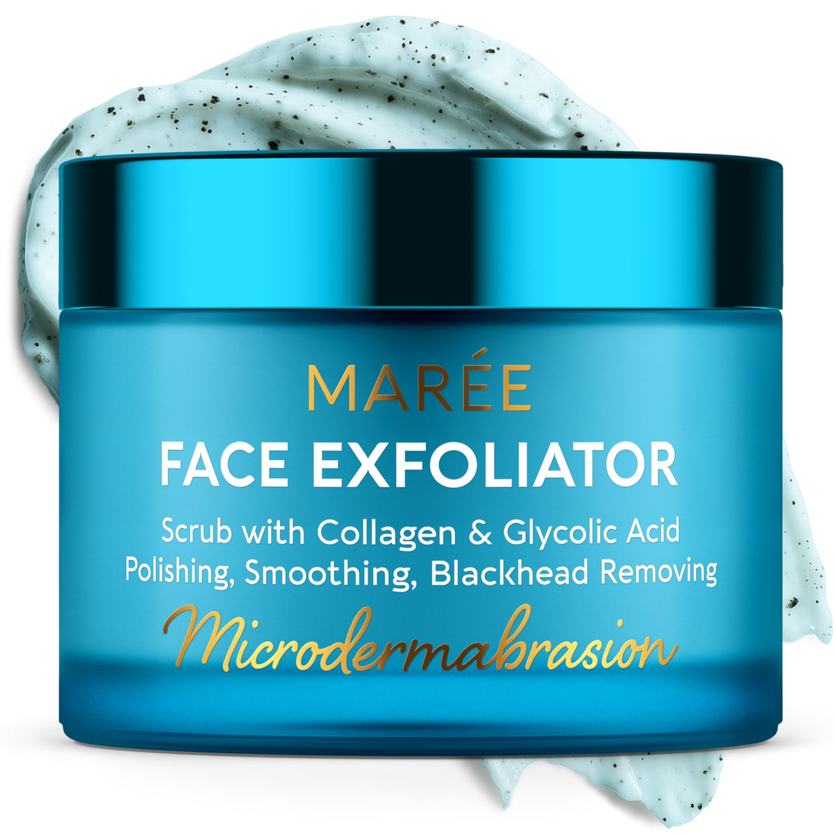 MAREE Face Exfoliator gentle scrub close-up boosts smooth skin and cleansing.