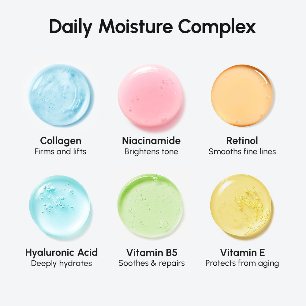 MAREE Glow hydration scene illustrating improved skin elasticity and soft texture
