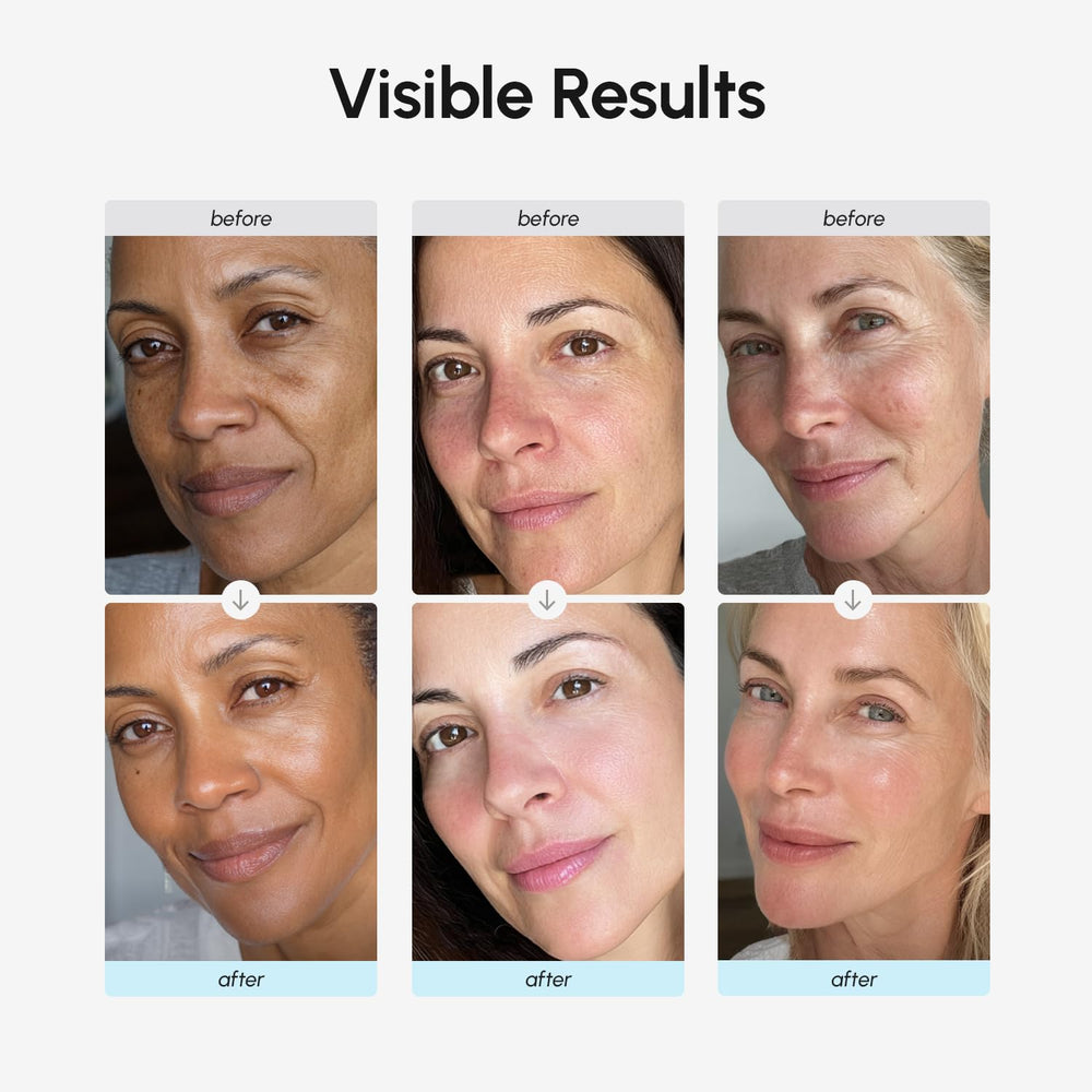 MAREE Routine shot illustrating morning skincare steps with the product