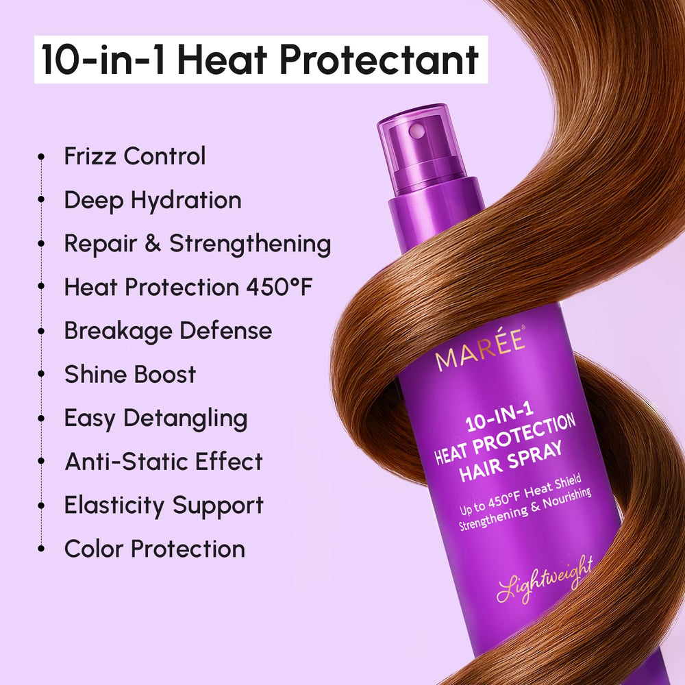 MAREE frizz-control mist for a seamless, textured blowout every day