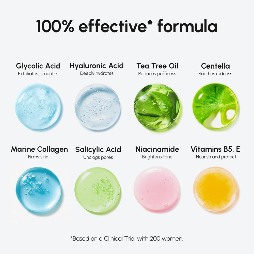 MAREE Glycolic Pads gentle peel-inspired exfoliation experience.