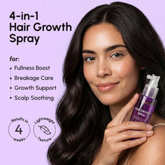 MAREE Hair Growth Spray fine mist provides light hydration and even coverage.
