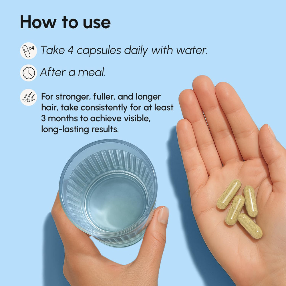 MAREE vitamins support hair care during postpartum and life changes.