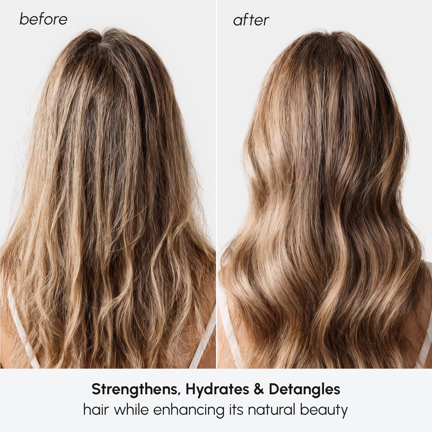 MAREE Hydrating leave-in for frizz control and breakage protection.