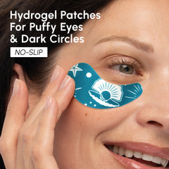 MAREE Hydrating Under Eye Patches brighten dark circles with niacinamide and pearl.