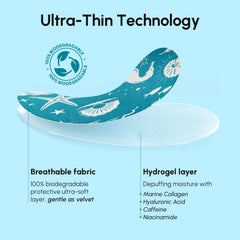 MAREE Hydrating Under Eye Patches use caffeine to help depuff and awaken the eye area.
