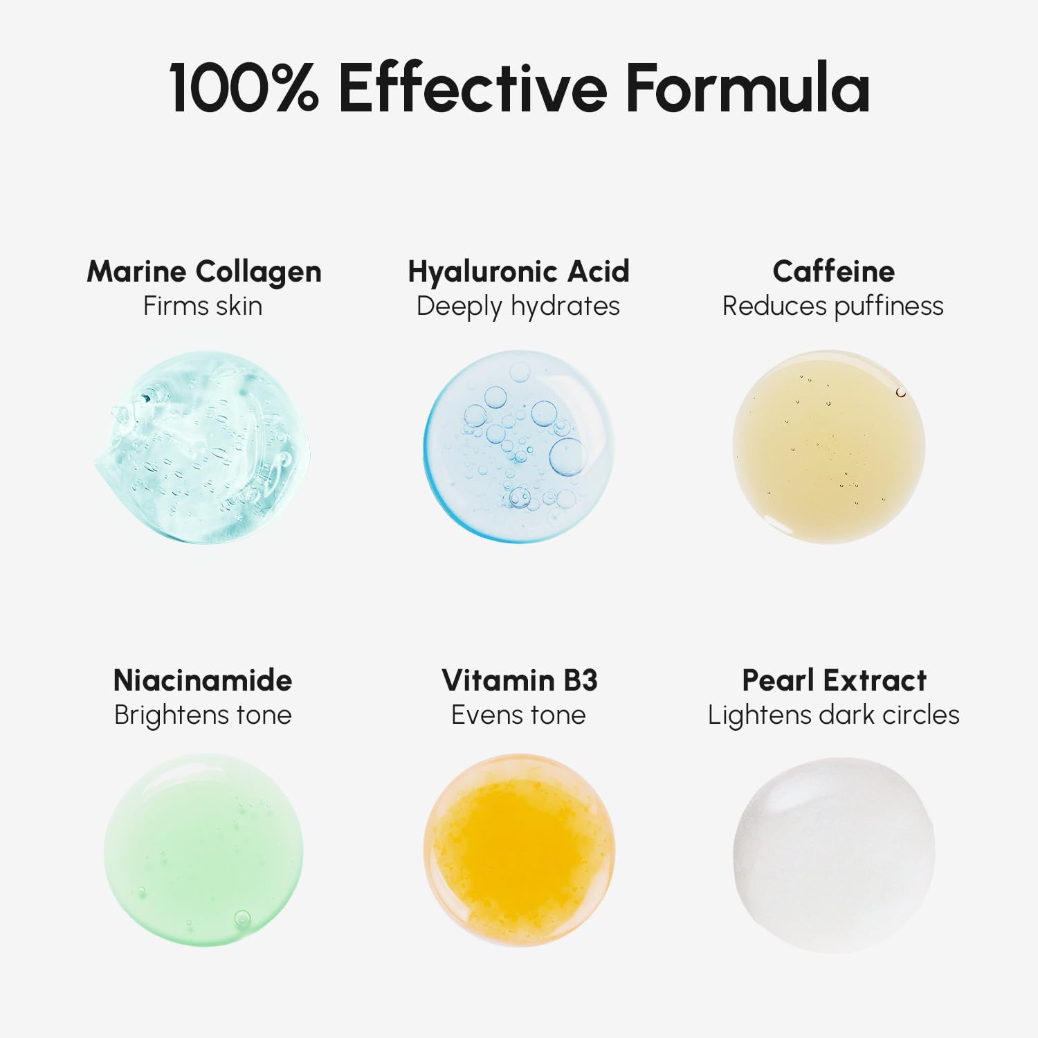 MAREE Hydrating Under Eye Patches feature soft eye pads for comfortable wear.