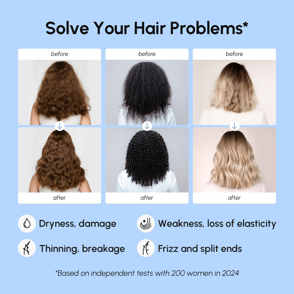 MAREE keratin hair mask ingredients with biotin in natural oil blend
