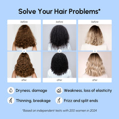 MAREE keratin hair mask ingredients with biotin in natural oil blend