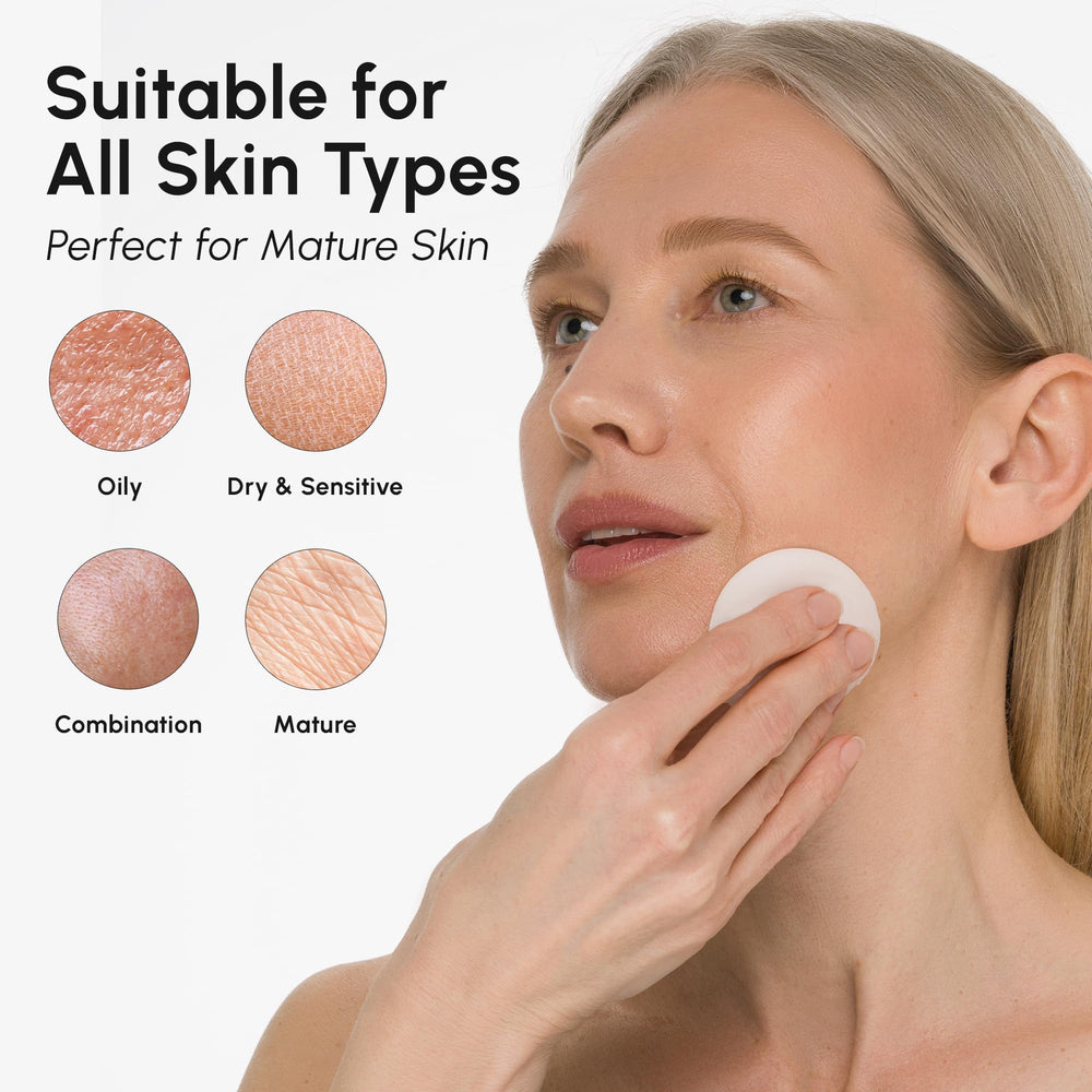 MAREE Lightweight toner pads glide smoothly for comfortable routine.