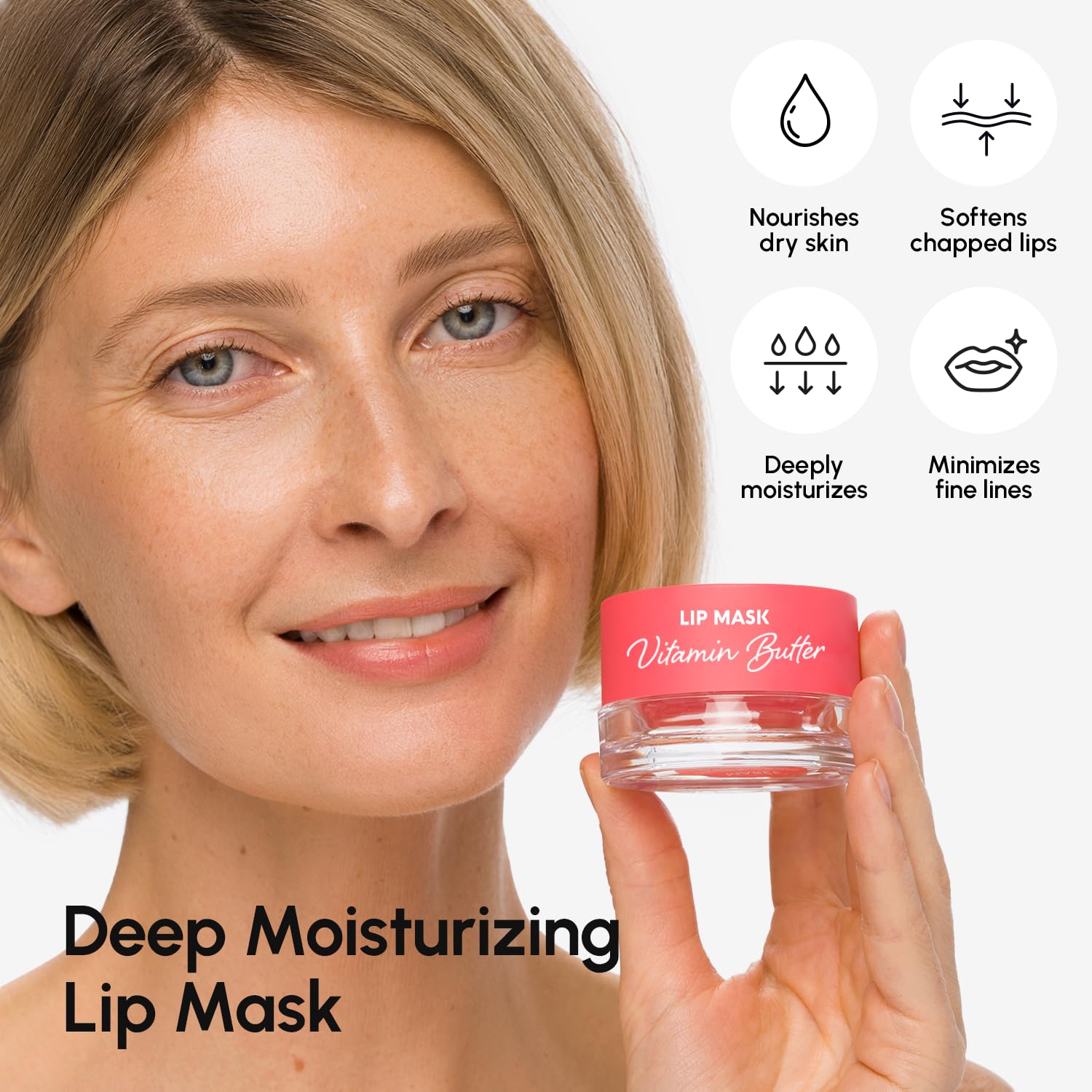 MAREE Lip Mask packaging front view for daily lip care