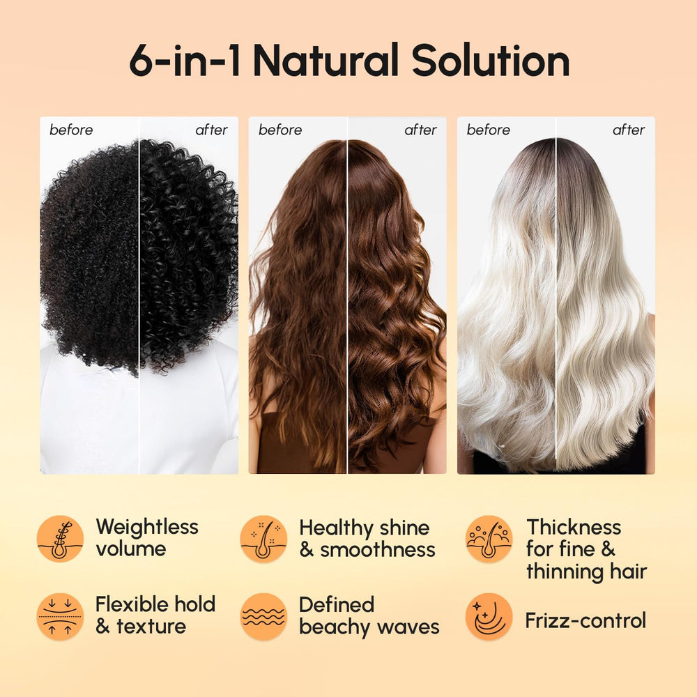 MAREE Sea Salt Spray hair waves scene highlights natural texture without heaviness