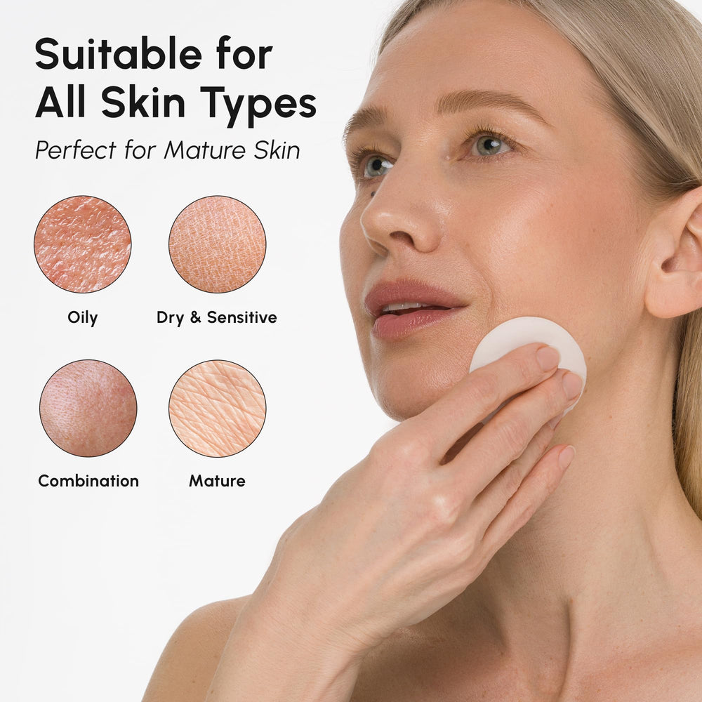 MAREE Toner swirl on skin demonstrating radiant texture after use