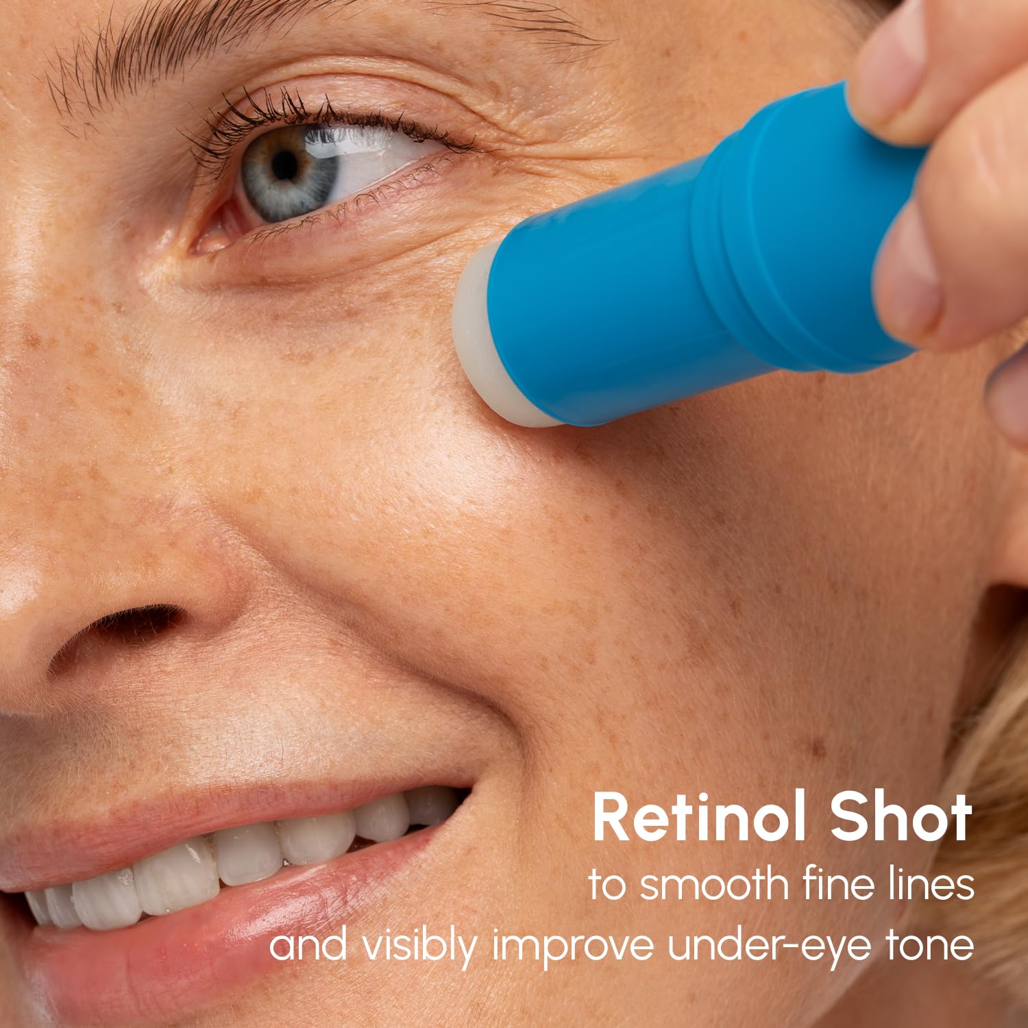 MAREE under eye balm after application showing subtle brightening