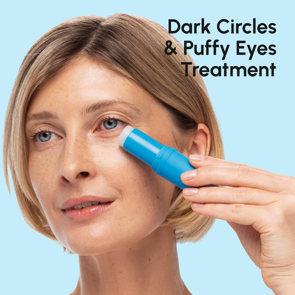 MAREE under eye balm stick applied under eye for refreshing effect