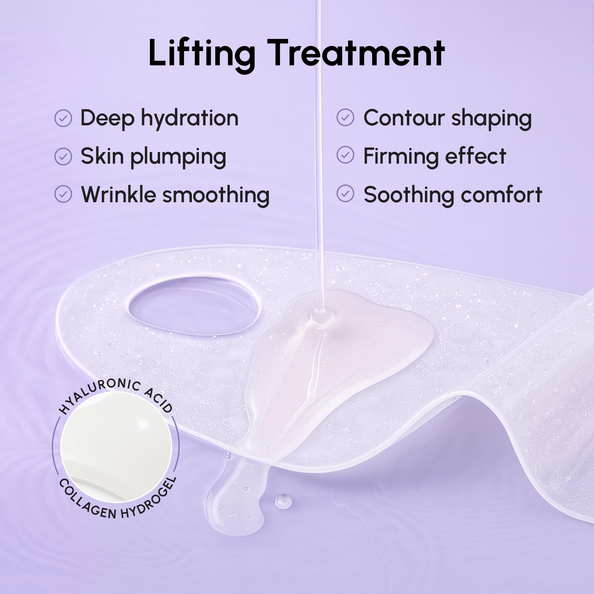 MAREE V Line lifting mask shows soft elastic strap for comfortable wear.