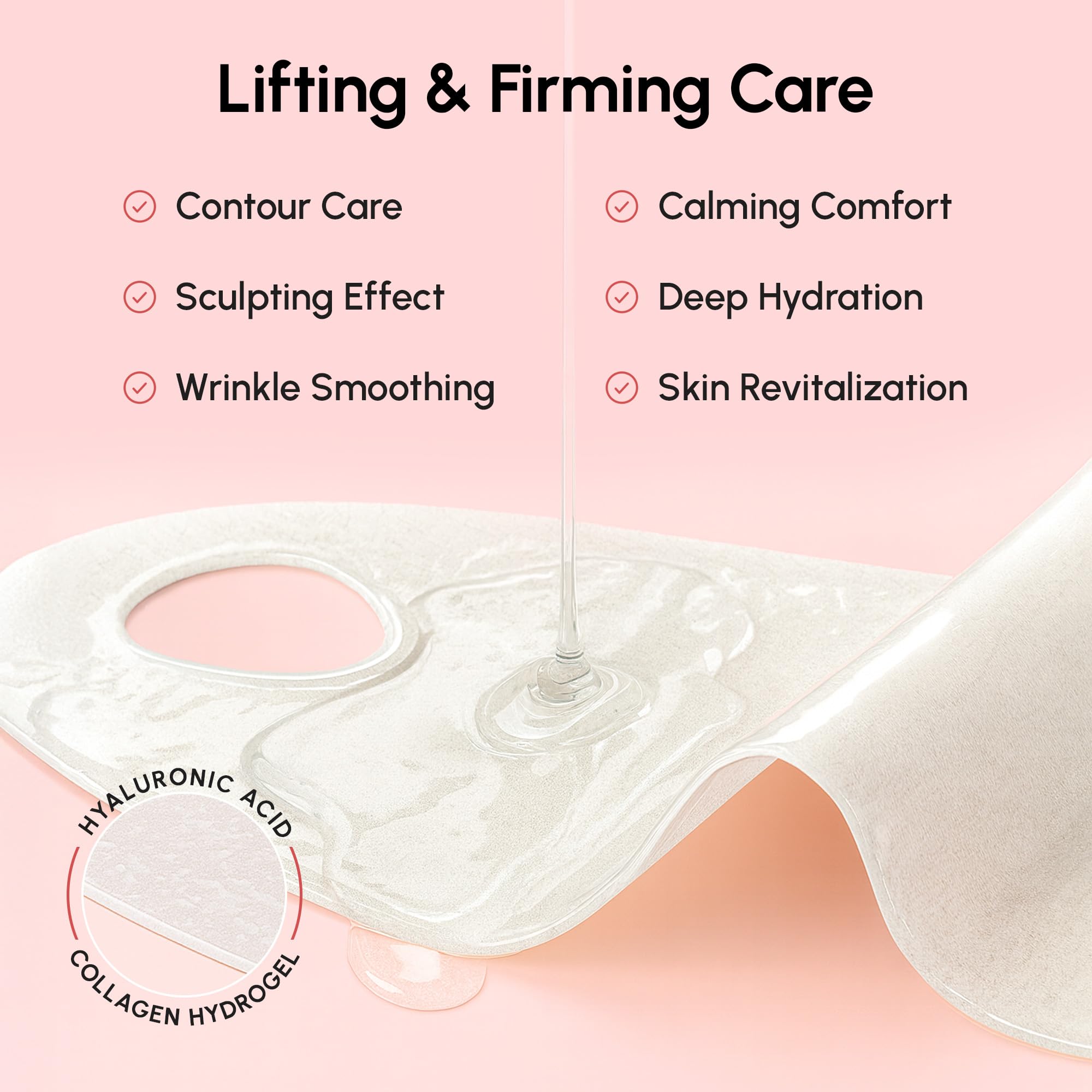 MAREE V Line Mask 30-minute wear demonstrates gentle tightening