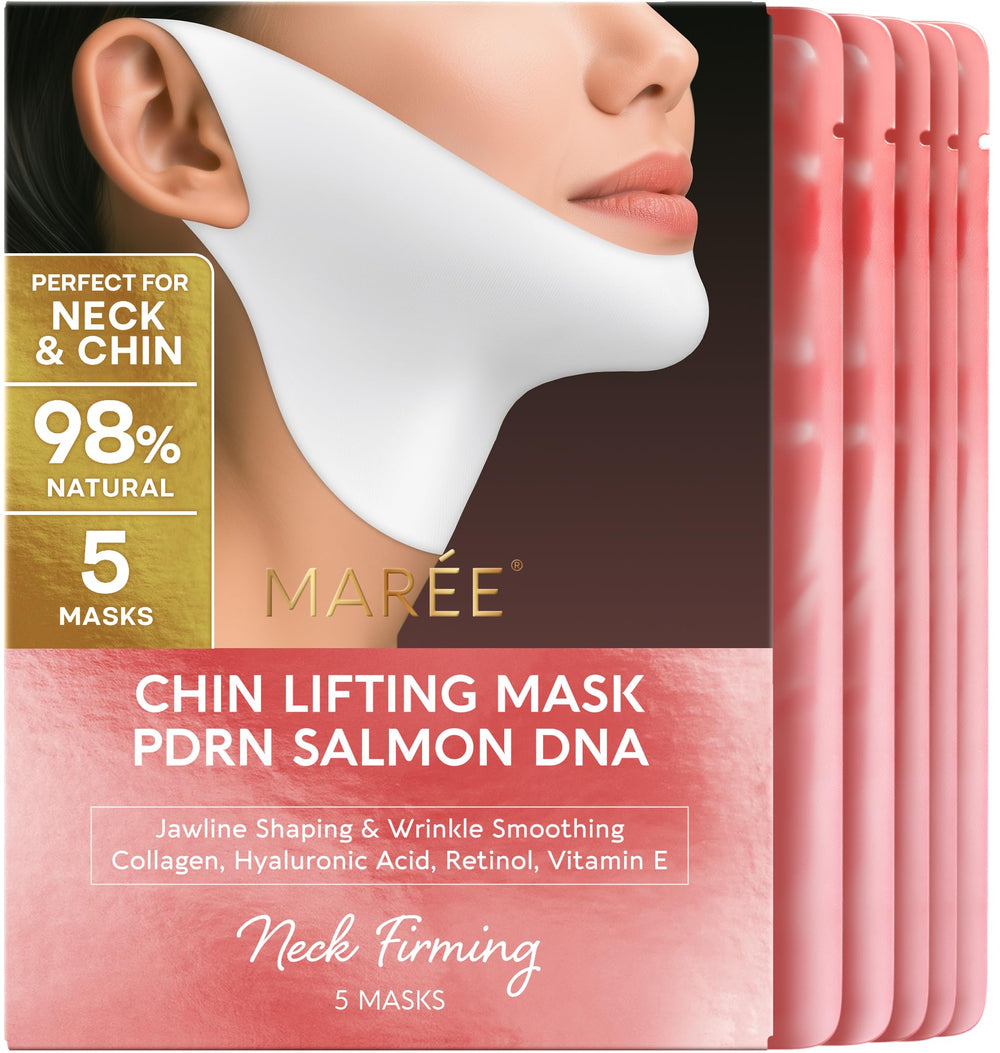 MAREE V Line Mask chin and jawline close-up showing lifted contour