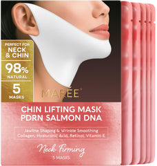 MAREE V Line Mask chin and jawline close-up showing lifted contour