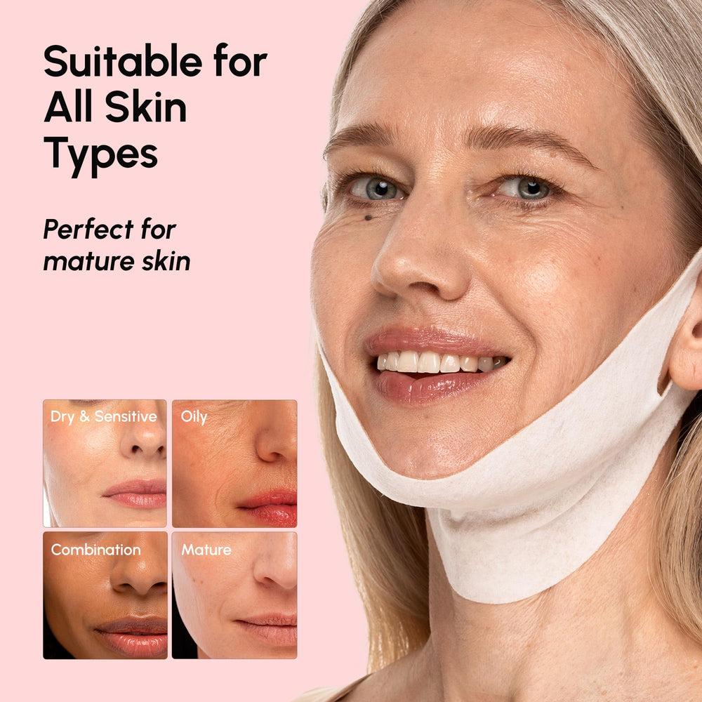 MAREE V Line Mask PDRN Salmon DNA detail for skin renewal support