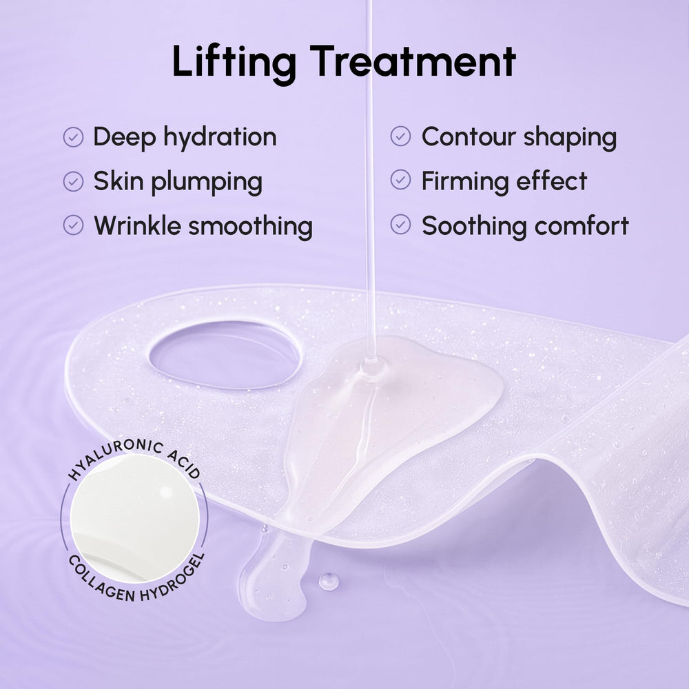 MAREE V Line Mask retinol with green tea for texture.
