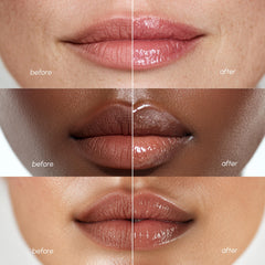 MAREE Vanilla Lip Mask night-time application on lips