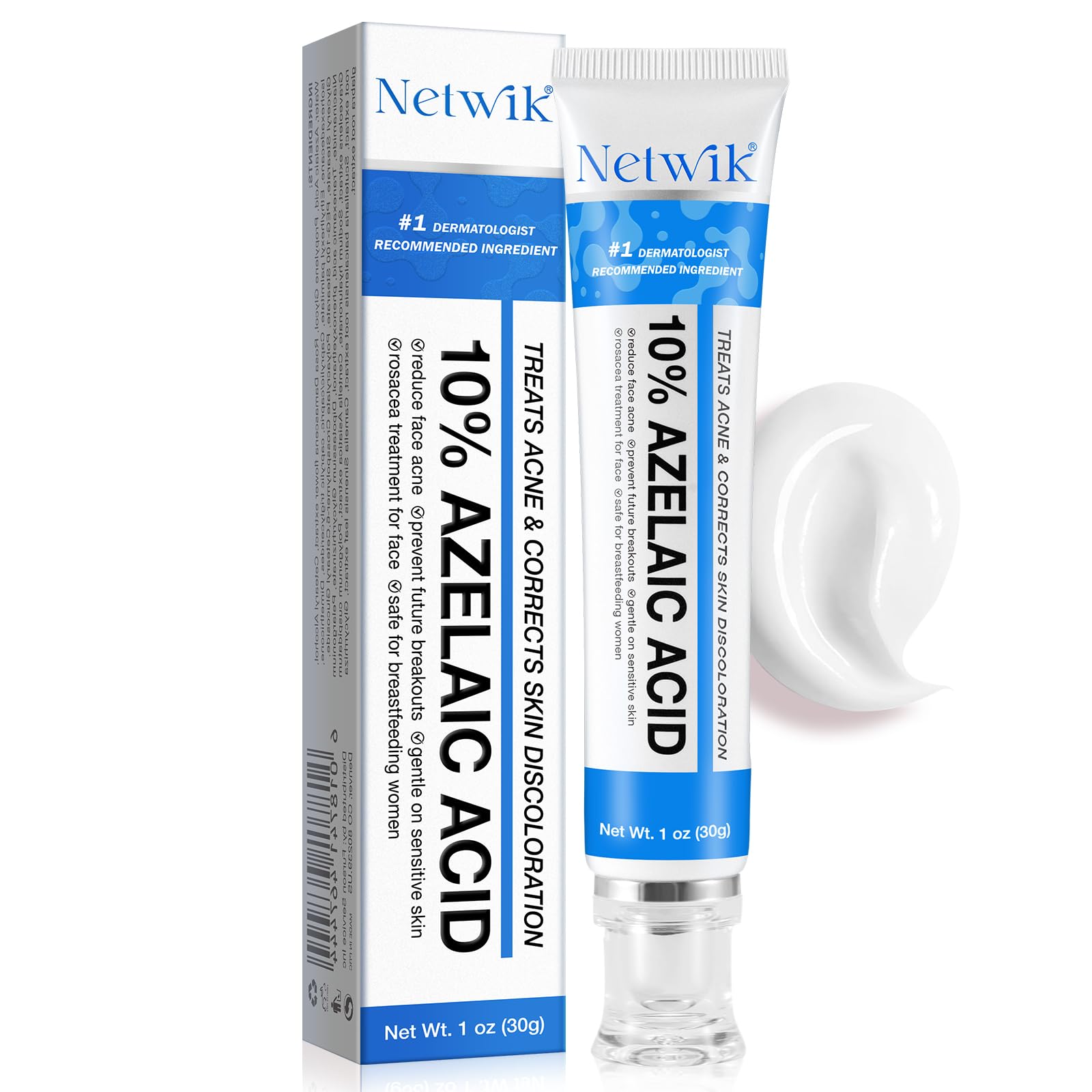 Marianp Azelaic Acid 10% Cream face jar calm redness and reduce blemishes