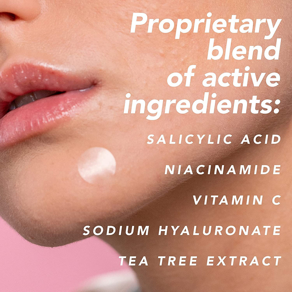 Mario Badescu AM/PM kit close-up highlighting two-in-one blemish solution.
