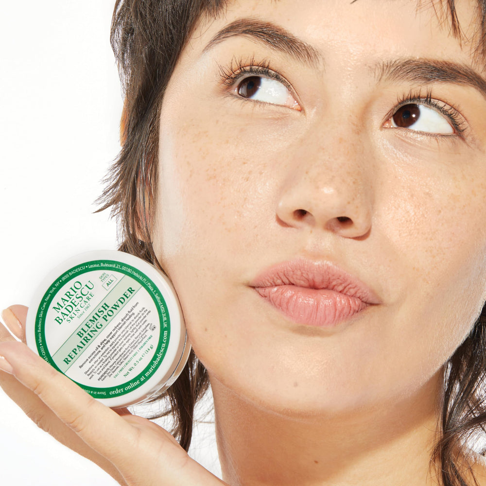 Mario Badescu cruelty-free product badge signals ethical skincare.