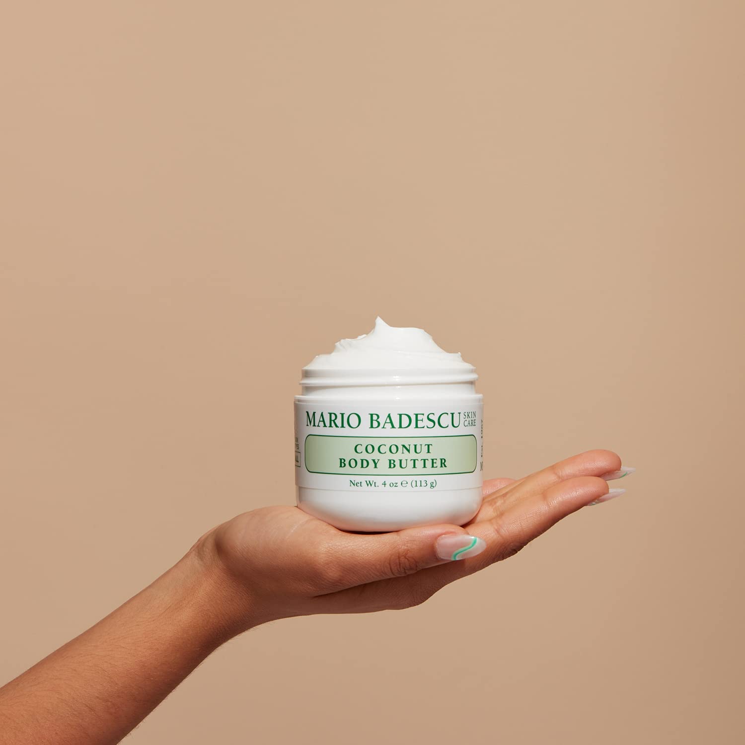 Dry skin routine with Mario Badescu Coconut Body Butter for smoothing effects