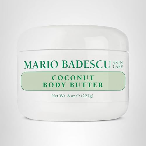 Vegan, cruelty-free packaging of Mario Badescu Coconut Body Butter