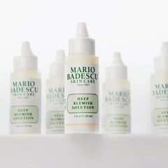 Mario Badescu packaging visible, showcasing the gentle yet effective formula.