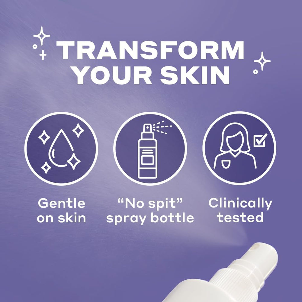 Makeup-primer friendly HOCl spray for a hydrated base