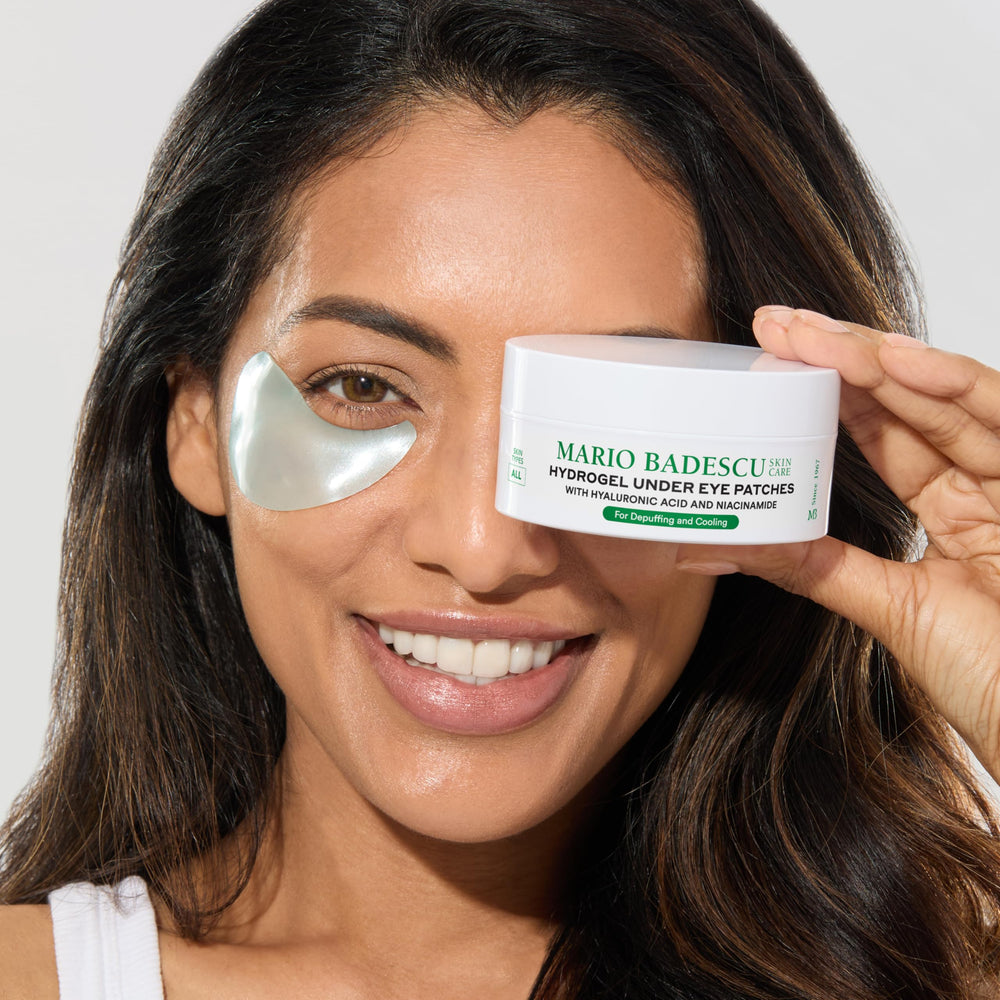 Mario Badescu Hydrogel Under Eye Patches depuffing under-eye area with caffeine