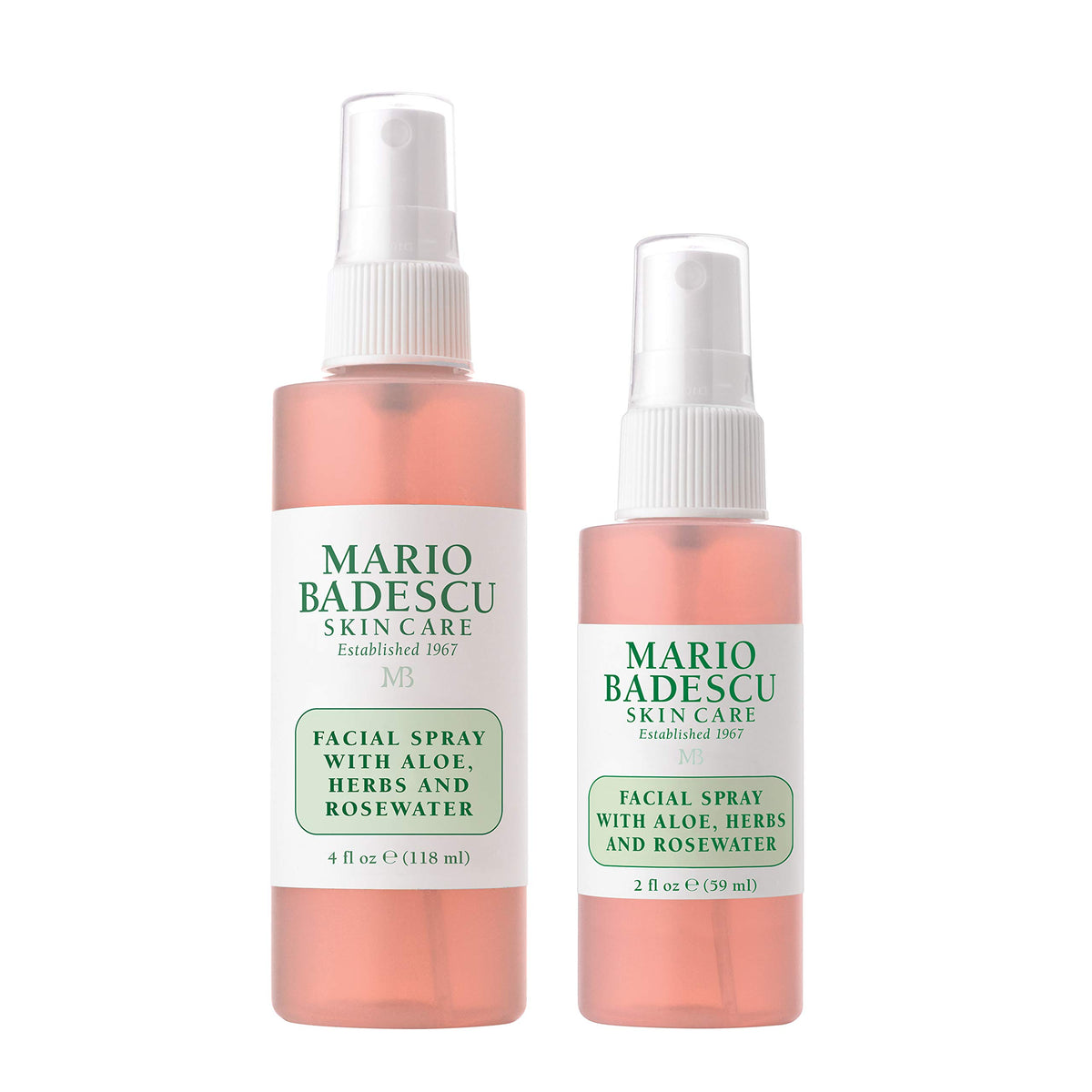 Mario Badescu Rosewater Facial Spray bottle for instant hydration.
