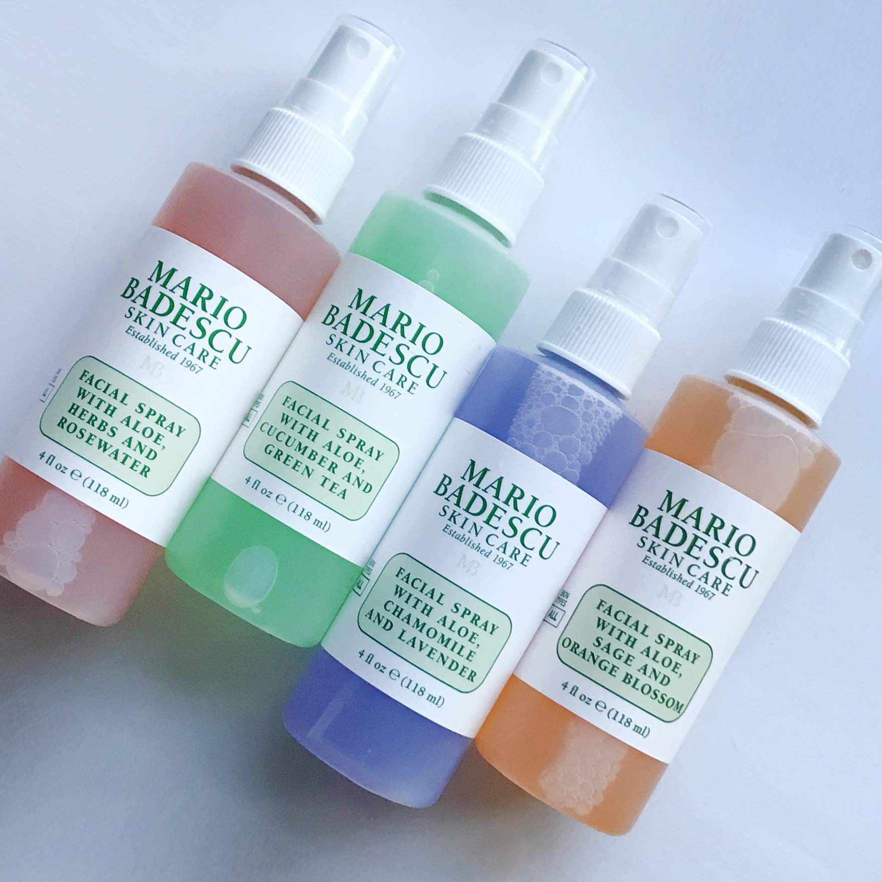 Mario Badescu Sage Orange Blossom spray for hydration and brightness.