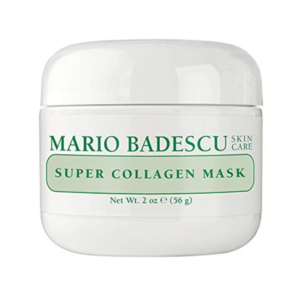 Mario Badescu Super Collagen Mask packaging shown for at-home spa rituals