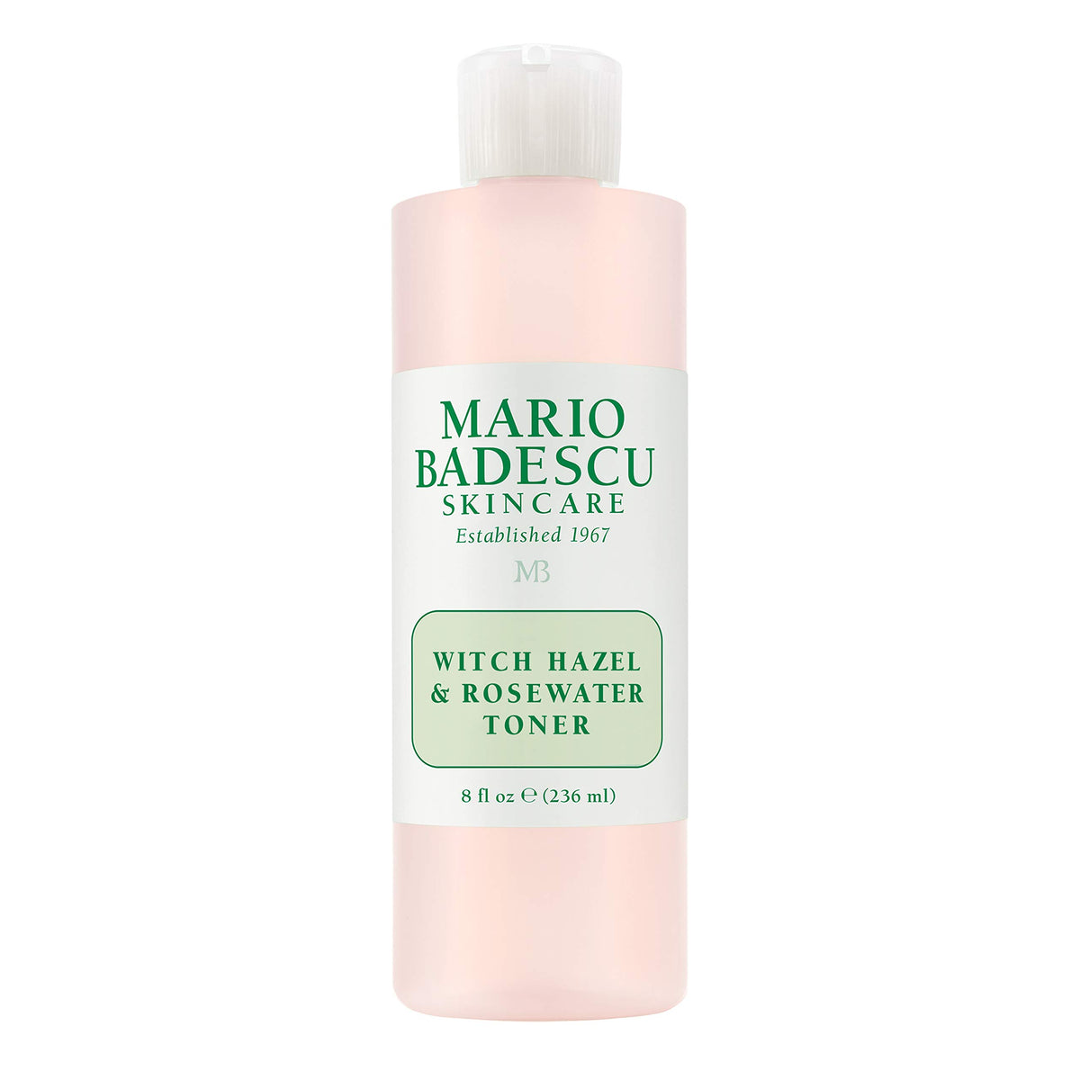 Mario Badescu Witch Hazel & Rosewater Toner bottle for gentle cleansing and clarity