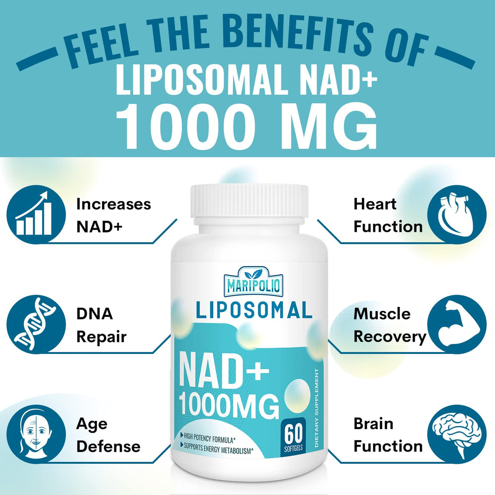 Maripolio bioavailability graphic explains liposome delivery and nutrient uptake.